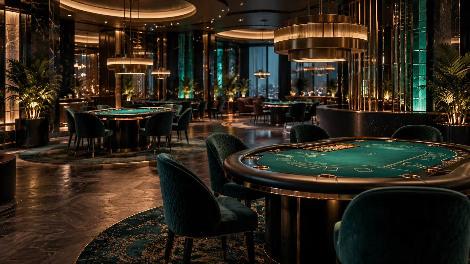 Elegant live studio interior